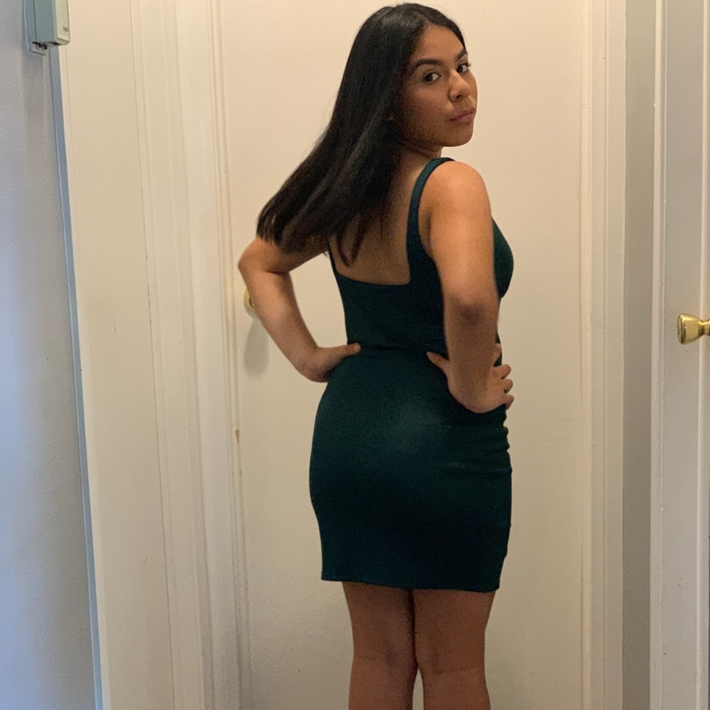 Green Mini Dress